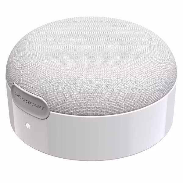 boomCAN MagSafe Portable Wireless Speaker, White